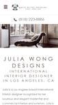 Mobile Screenshot of juliawongdesigns.com